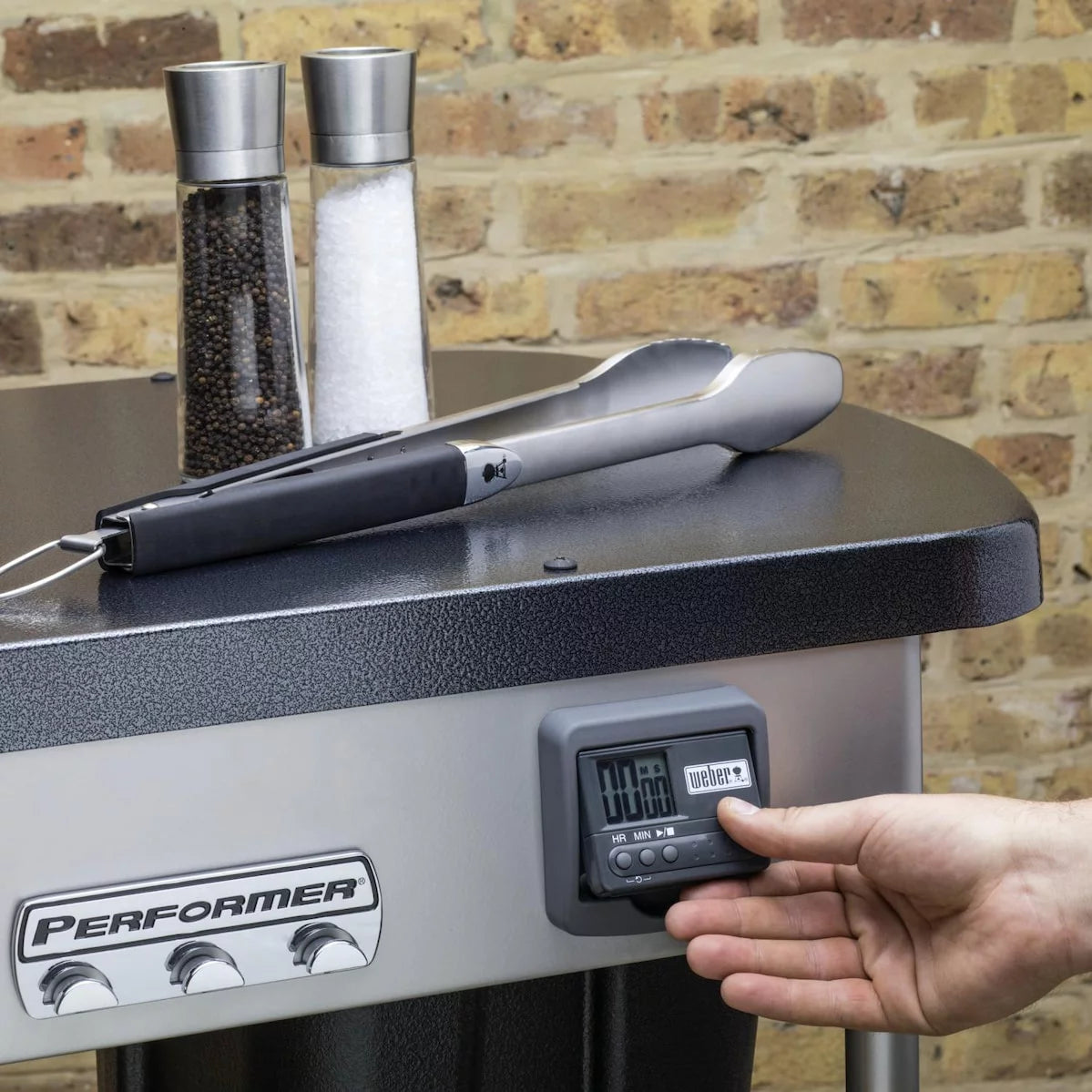 Freestanding Charcoal Grill with Touch-N-Go Ignition U69410
