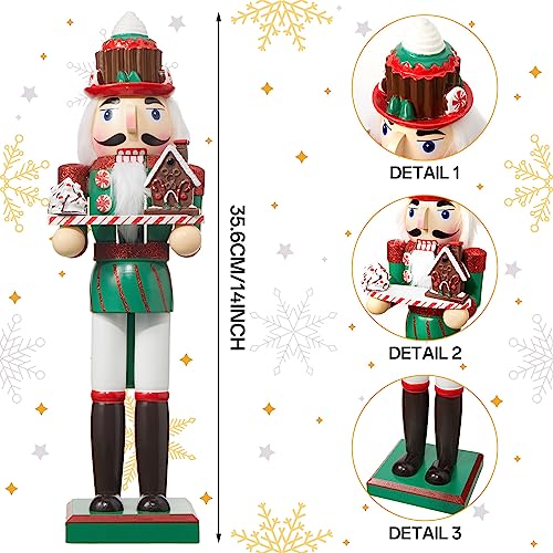 Pink Wooden Nutcracker Soldier Valentine's Day Decor I55057