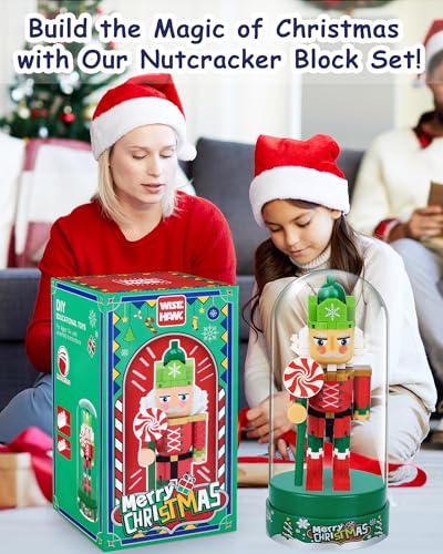 Pink Nutcracker Christmas Decor, Handmade Wooden Figure, 12" S521569
