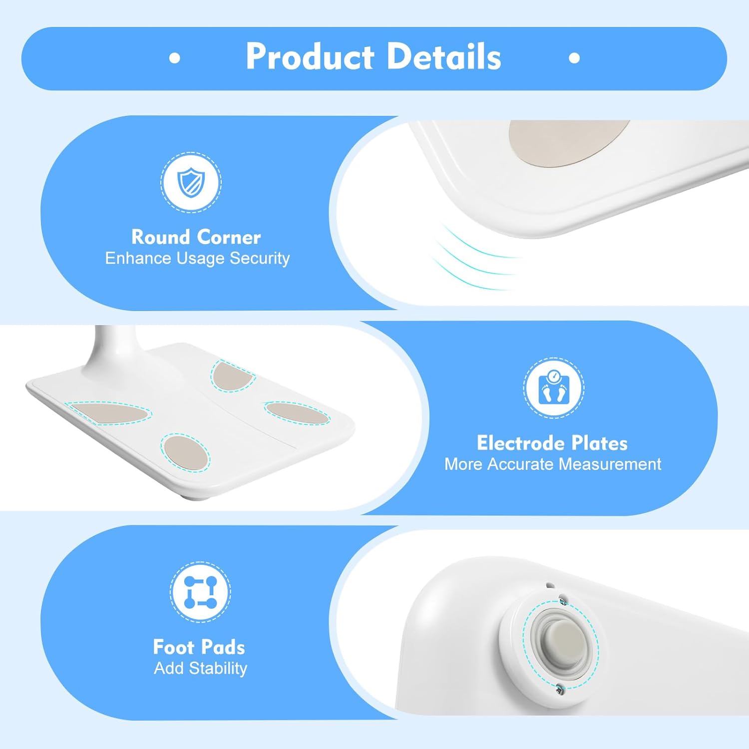 Medical Digital Scale for Body Weight and Height with BMI Display Q986804