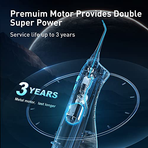 Portable Cordless Oral Irrigator 300ML Rechargeable Water Flosser C363894