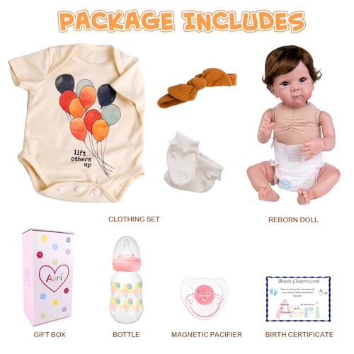 Lifelike Reborn Baby Doll 20 Inch Realistic Newborn Girl with Gift Box X3105