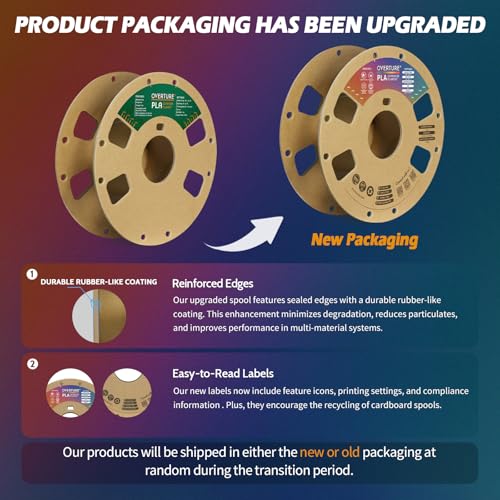 PLA Filament 1.75mm for 3D Printer, 1kg Cardboard Spool, White Y654