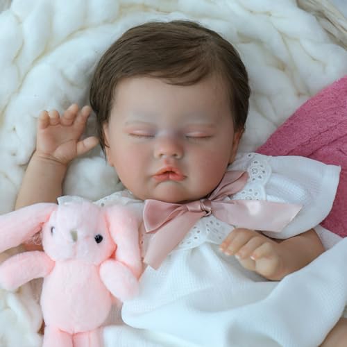 Lifelike Reborn Baby Doll 20 Inch Realistic Newborn Girl with Accessories D526