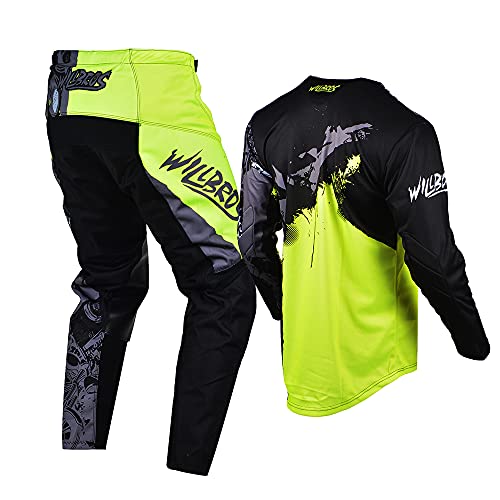 Youth Motocross Jersey and Pants Set for Kids E30473