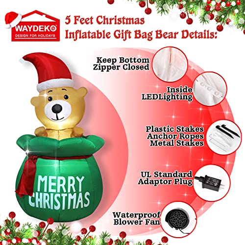 Christmas Inflatable Nutcracker Soldier Yard Decoration 8 Feet N96849