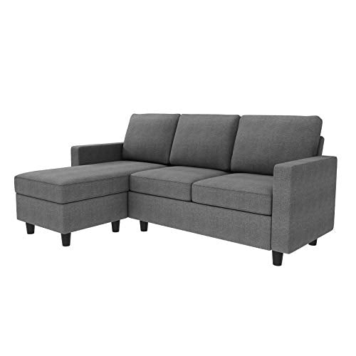 Convertible Sectional Sofa L Shaped Couch with Reversible Chaise U238492