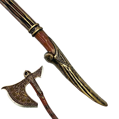 36.5 Inch Viking Foam Axe Sword for Cosplay Costume Prop O9358