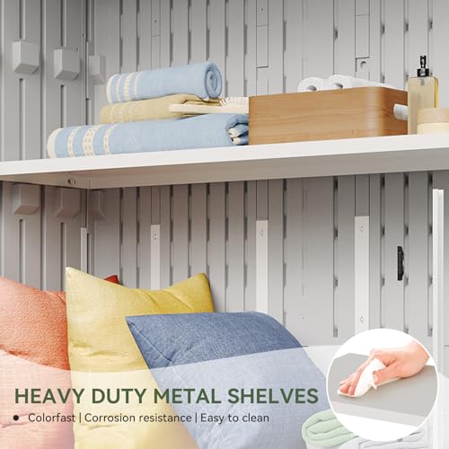 Outdoor Storage Shed with Floor, Waterproof Vertical Cabinet I260366