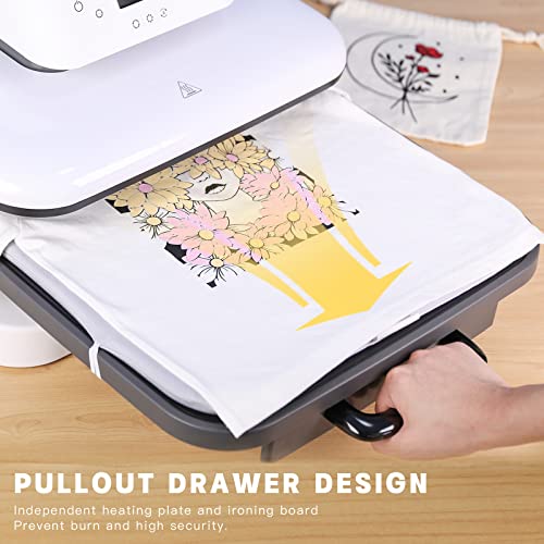 Auto Heat Press Machine for T Shirts 15x15 with Auto Release S5001