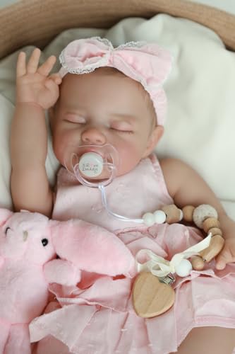 20 Inch Realistic Reborn Baby Doll in Green Outfit with Accessories B700