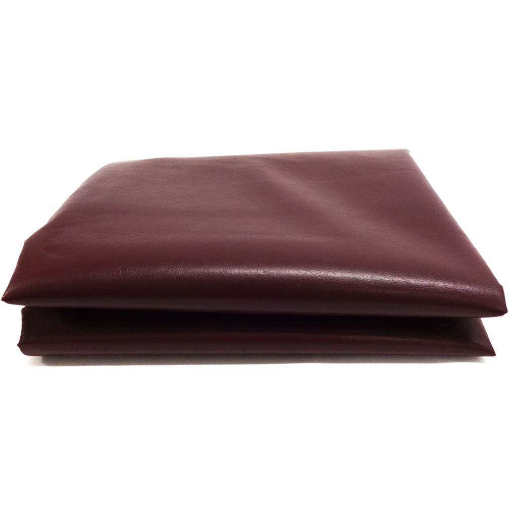 Burgundy Faux Leather Upholstery Fabric, 6 Yards L5279