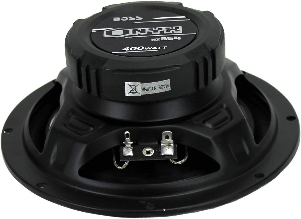 6.5" 400W 4-Way Car Audio Coaxial Speakers, Black (6 Speakers) W4133
