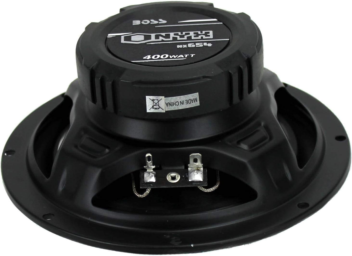 6.5" 400W 4-Way Car Audio Coaxial Speakers, Black (6 Speakers) W4133