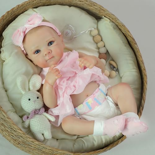 20 Inch Realistic Reborn Baby Doll Girl with Soft Vinyl Body K635222