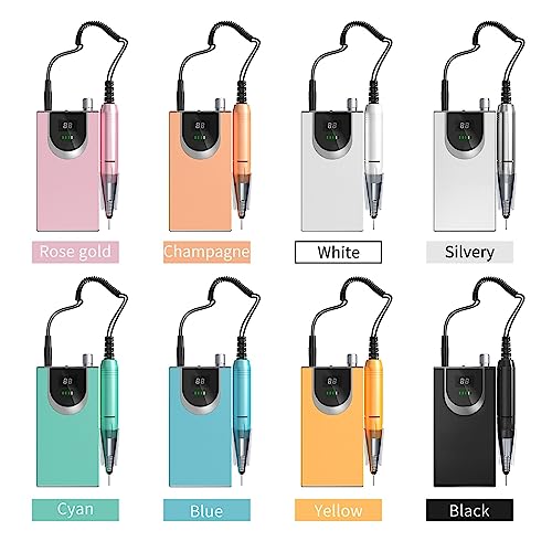 Portable Cordless Nail Drill, 30000RPM Rechargeable Manicure & Pedicure Tool A946075