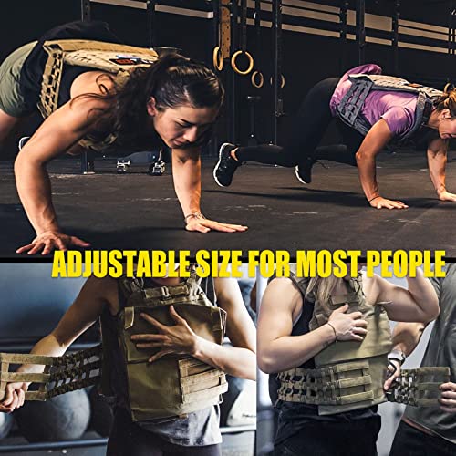 Weighted Vest for Men Adjustable Strength Training Workout X940