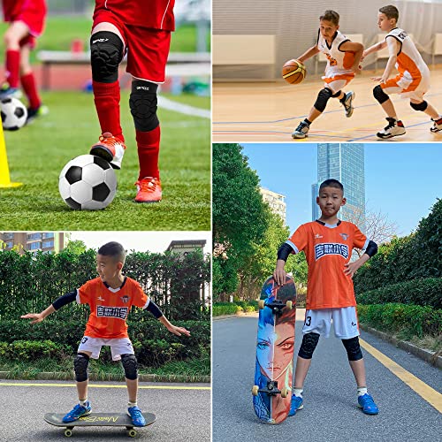 Kids Knee Compression Pad Guards for Basketball Soccer K184