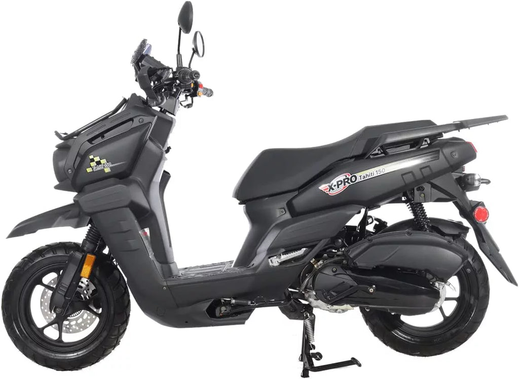 150cc Gas Moped Scooter, 12" Aluminum Wheels H61139