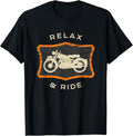 Motorcycle Riding Gear / Vintage Ride Graphic For Bikers T-Shirt