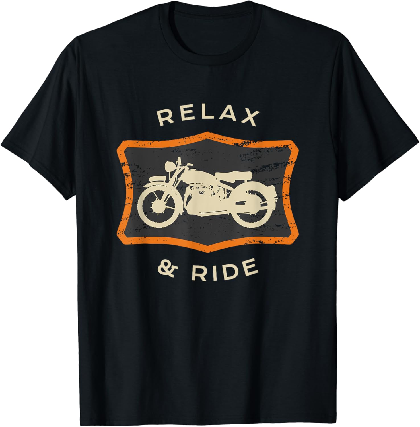 Motorcycle Riding Gear / Vintage Ride Graphic For Bikers T-Shirt