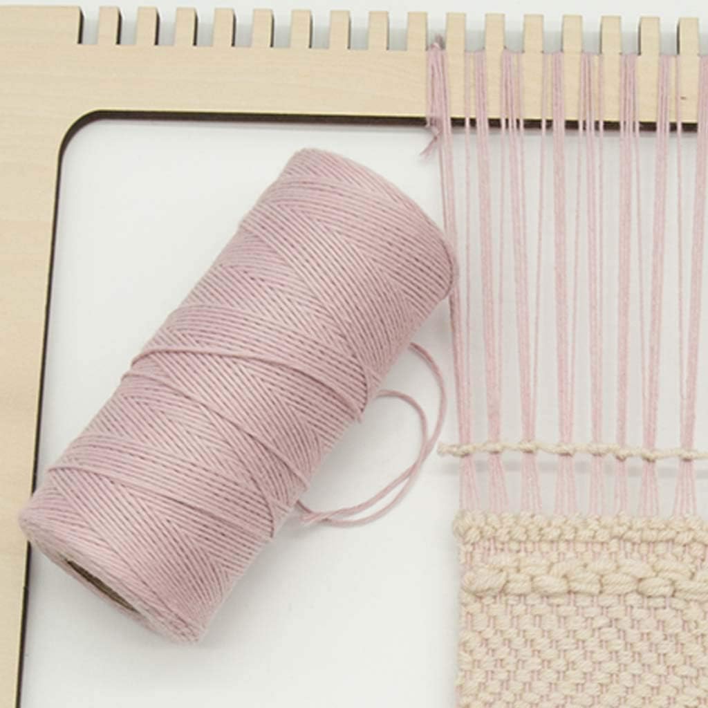 1mm Cotton Loom Warp Yarn for Weaving Carpet Tapestry Rug DIY C7516