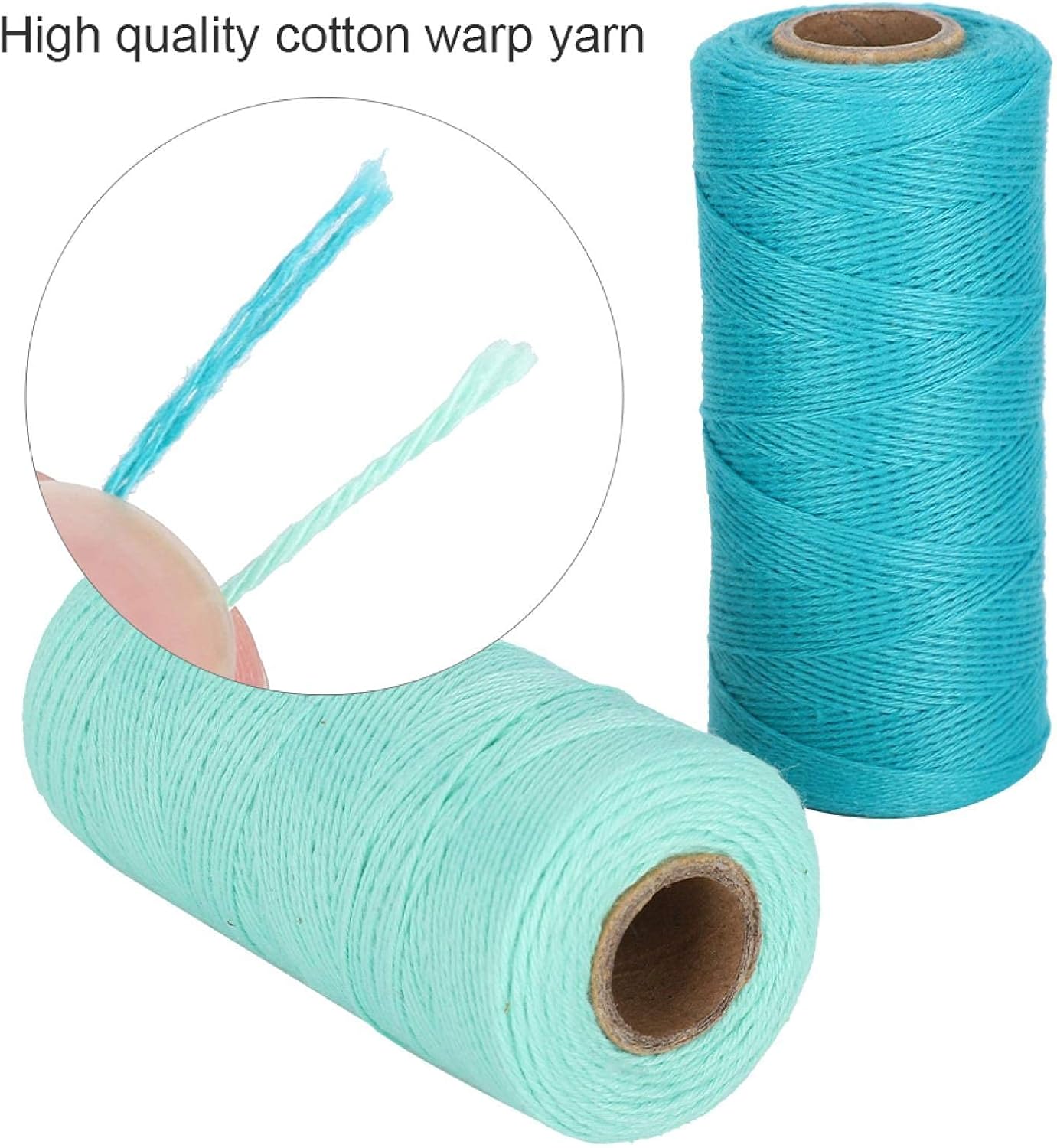 2 Rolls 8/4 Cotton Warp Yarn for Weaving H825
