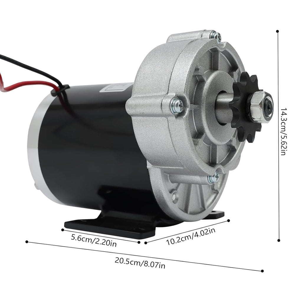 Brushed DC Gear Motor 450RPM 600W 24V for Bicycle Scooter M546