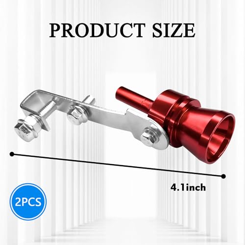 Turbo Whistle Exhaust Muffler Pipe, Aluminum Alloy Car Roar Maker J354