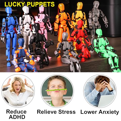 3D Printed Multi-Jointed Movable Robot Action Figure O74223