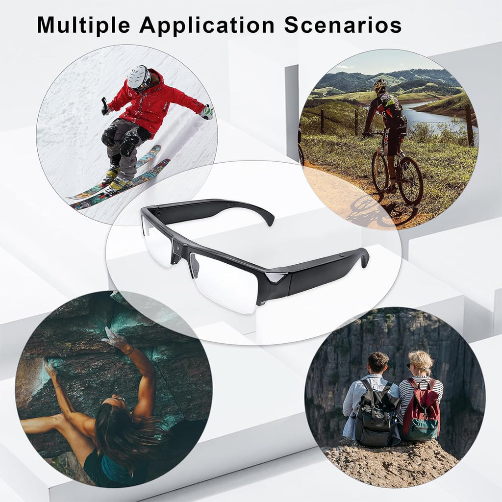 Camera Glasses HD 1080p Video Recorder with 32G Card Y1212