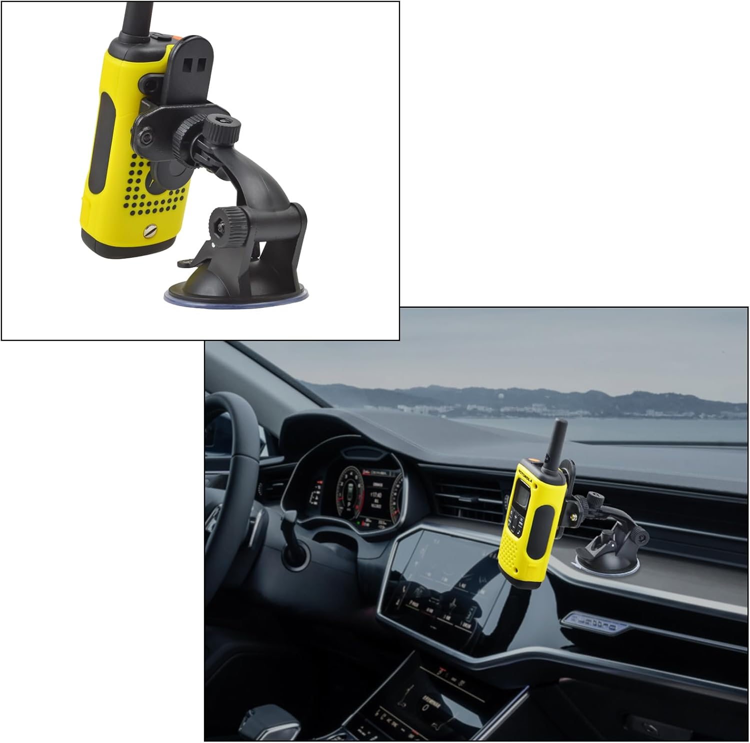 Windshield Mount Suction Cup Holder for Handheld Radio L375776