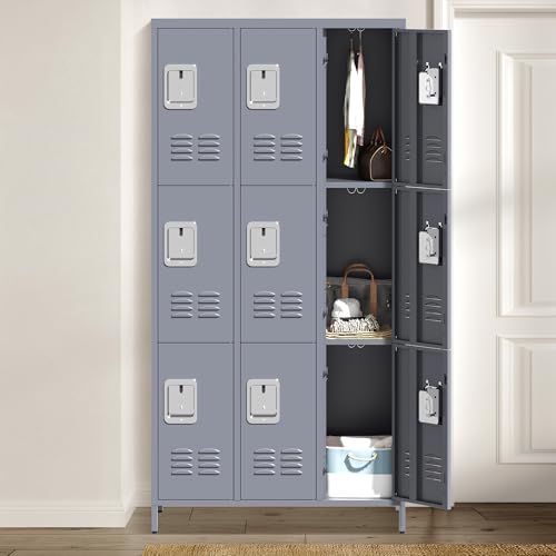 Metal Lockers with Shelves 72" H for Employees C448234