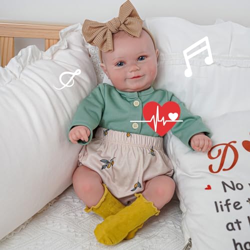 20 Inch Soft Vinyl Reborn Baby Doll with Accessories for Girls P18941