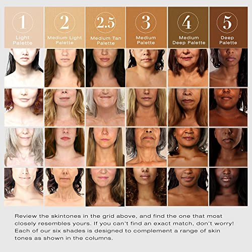 Fold Out Face Makeup Palette, Travel All in One, Neutral Cream & Powder C383147