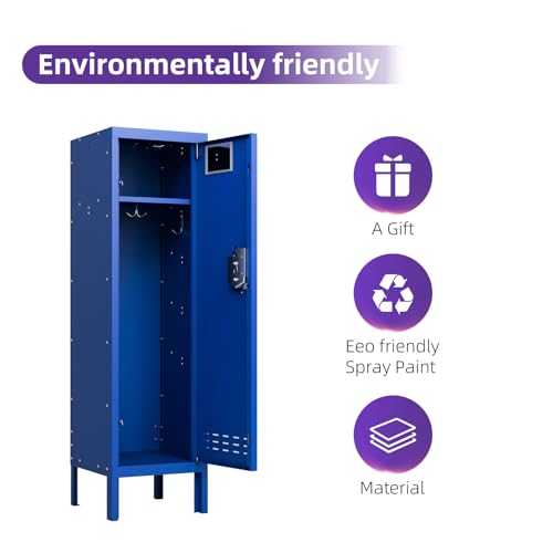 Metal Cabinet with Lockable Door for Office, Gym, School, Home A290