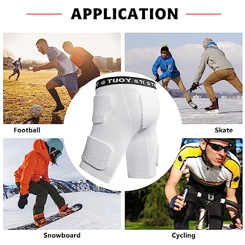 Men's Padded Compression Shirt and Short Set Protective Gear Y504
