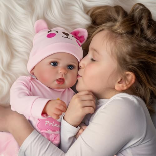 20-Inch Realistic Newborn Baby Doll Soft Cloth Body for Kids Age 3+ R6060