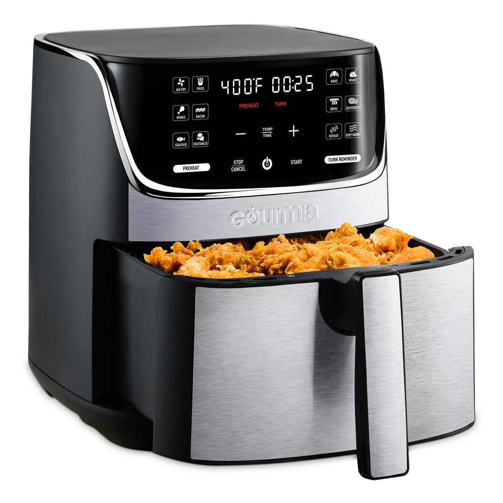 7 QT Digital Air Fryer with 12 One Touch Presets L424