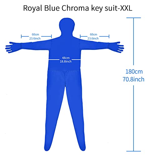 Blue Chromakey Full Body Suit for Photo Video Invisible Effect I247098