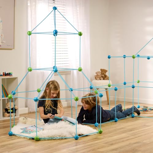 Fort Building Kit with Connecting Sticks & Balls for Kids STEM Play V35833