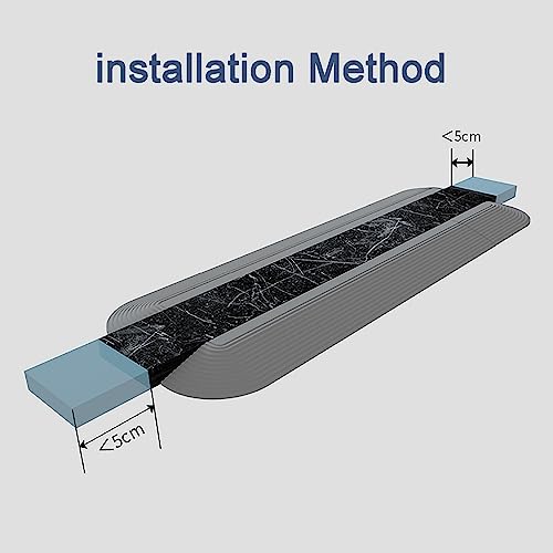 Doorway Threshold Ramp for Wheelchair, Scooter, and Robot Vacuum G68323