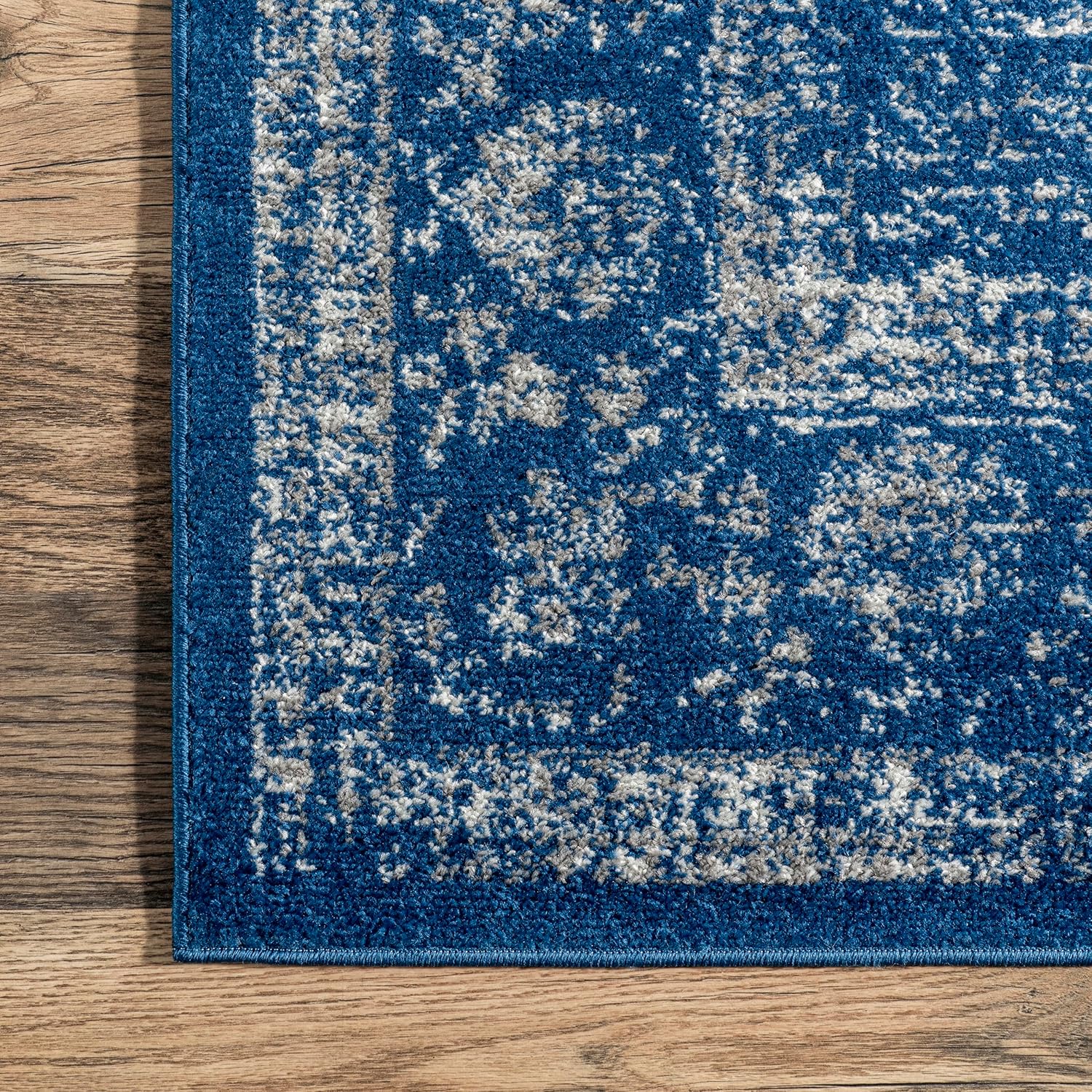 Vintage Persian Runner Rug, 2'8" x 8', Dark Blue M139