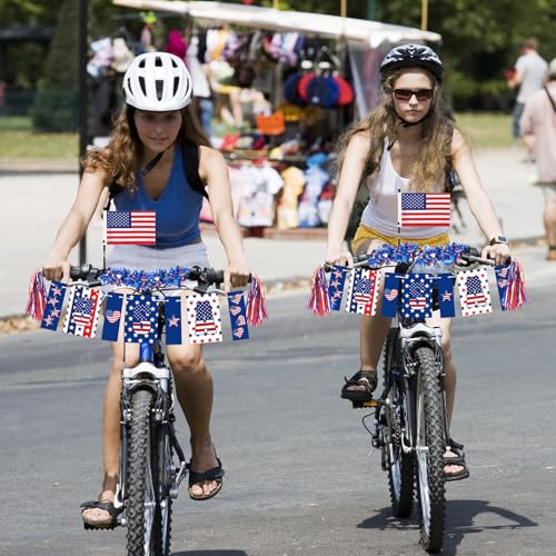 Patriotic Bike Ribbon Streamers for Kids Independence Day Parade B20996