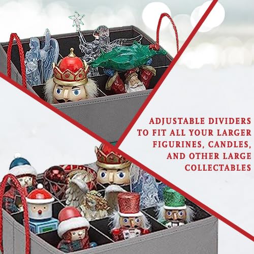 Christmas Nutcracker Storage Box for Figurines and Ornaments R1156