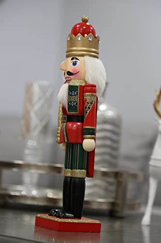 Wooden Nutcracker Christmas Decoration 14 inches X256