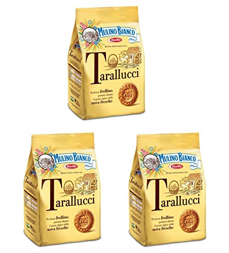 Mulino Bianco: "Tarallucci" Biscuits made with fresh eggs 12.3 Oz (350g) - Pack of 3 [ Italian Import ]