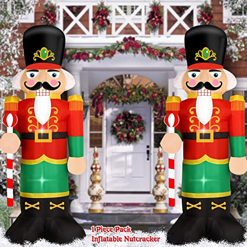 Christmas Inflatable Nutcracker Soldier Yard Decoration 8 Feet N96849