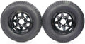 13" Trailer Wheel & Tire with Bias ST175/80D13 Tire Mounted (5x4.5 bolt circle) Black Spoke, Set of 2