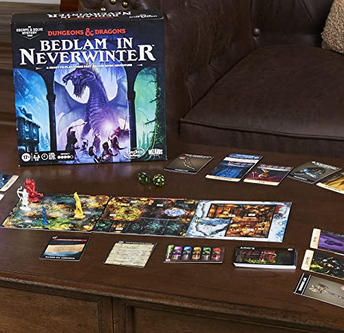 Dungeons & Dragons: Bedlam in Neverwinter Board Game, Cooperative Strategy Game for Ages 12+ Z1799